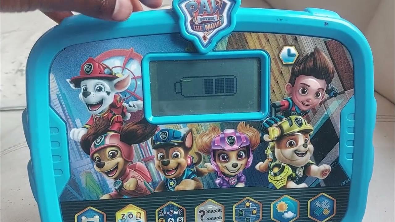 vtech paw patrol the movie learning tablet on low batteries YouTube