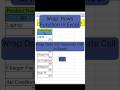 How To Use WrapRows Function In Excel!!Wraprows Function In Excel 100%Working #excel #shots #foryou