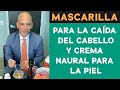 Mascarilla para la caída del cabello y crema natural para la piel