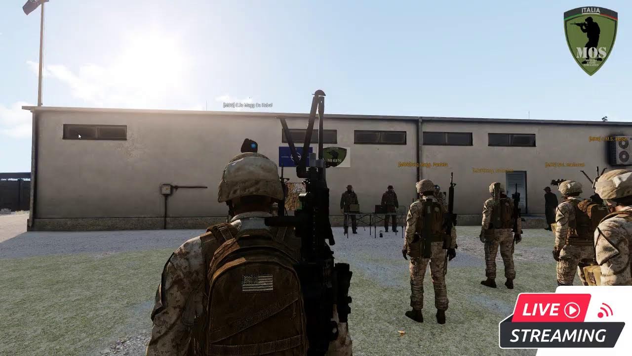 Simulazione militare online - Arma 3 - Milsim - MOS Italia