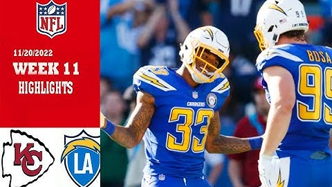 Los Angeles Chargers vs Kansas City Chiefs Highlights HD | NFL Week 11 | November 20 , 2022