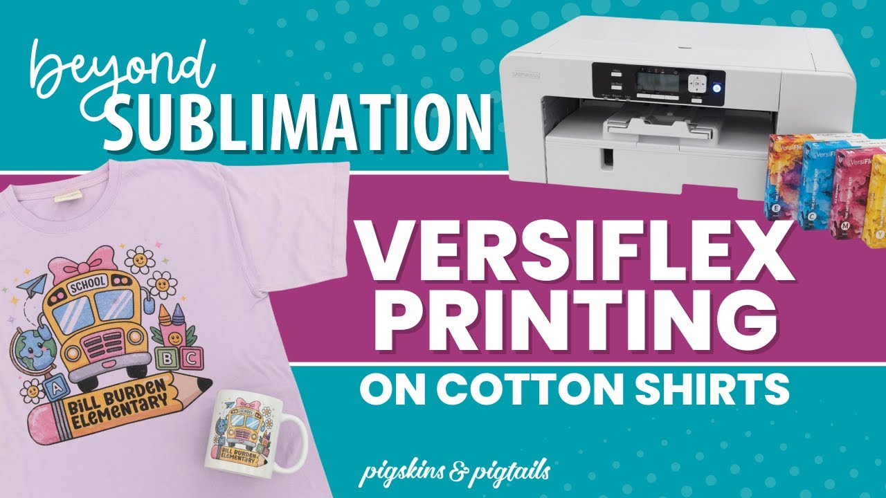 Beyond Sublimation: Printing on Cotton T-shirts with Sawgrass VersiFlex