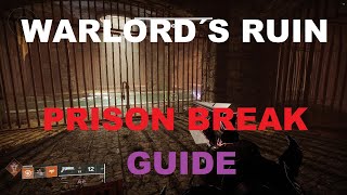 Prison Break Puzzle How to OPEN Cells in Warlord's Ruin Guide Destiny 2