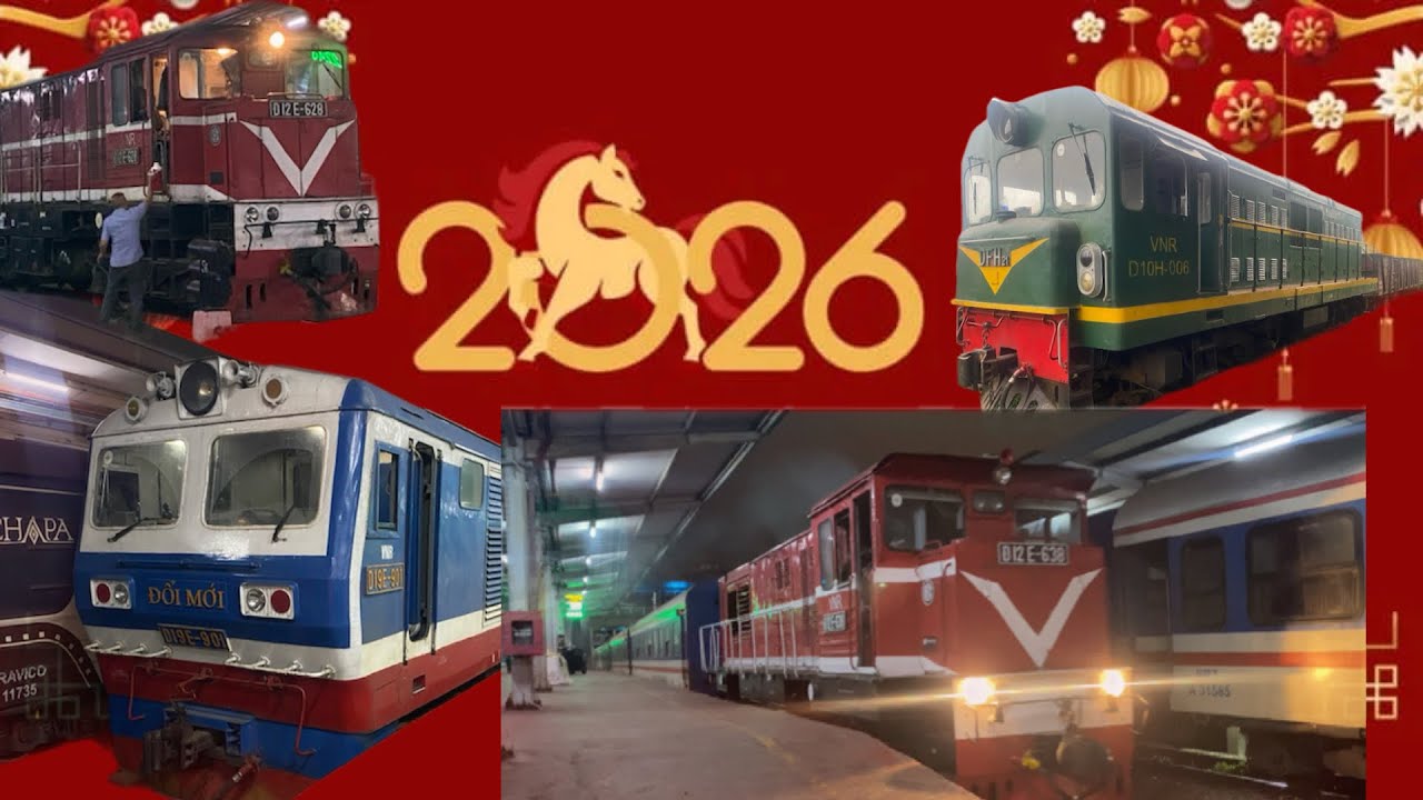 TỔNG HỢP CÁC CHUYẾN TÀU KHÁCH TRONG DỊP TẾT BÍNH NGỌ 2026 