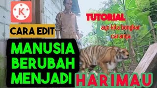 #tutorial#caraEdit manusiaBerubahHarimau tutorial cara edit MANUSIA BERUBAH MENJADI HARIMAU screenshot 1