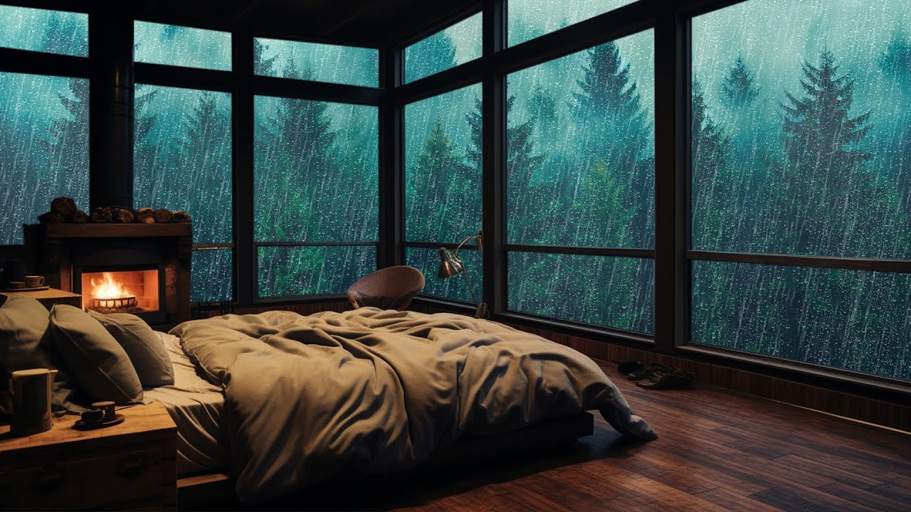 Lluvia relajante para Dormir Habitacion - SUEÑO PROFUNDO con Sonido de ...