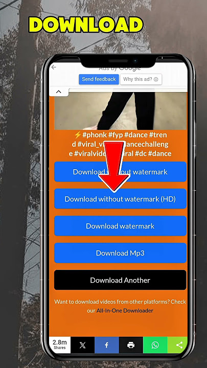 How to download TikTok videos Free without watermark #download #tiktok #viralshorts