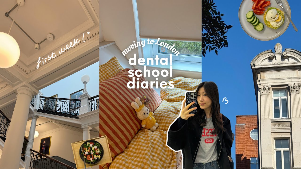 London move-in vlog📦 first week of dental school, new room, settling in