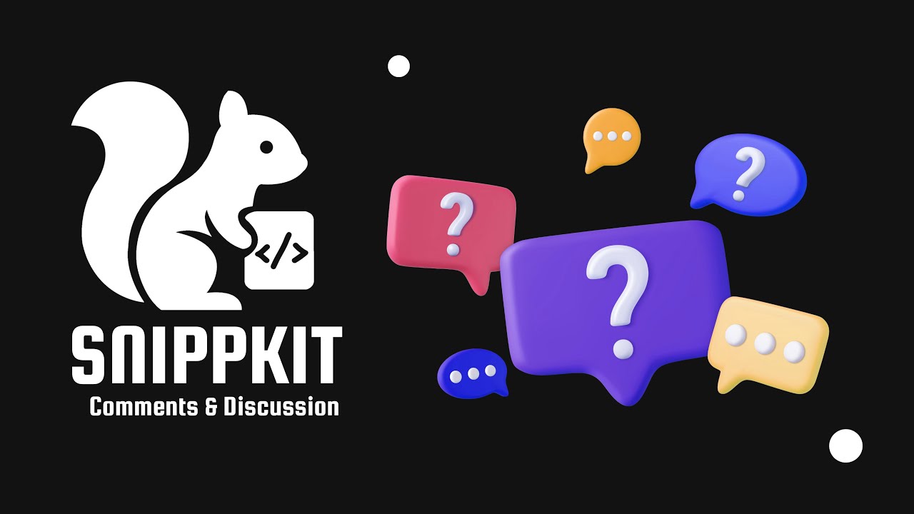 How to Use Discussions in Code Snippets on SnippKit.com | Comment ...
