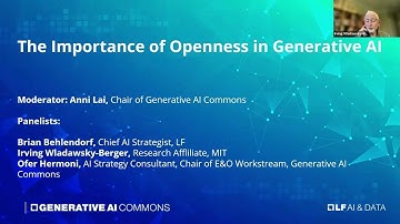 The Importance of Openness in Generative AI