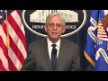 Attorney General Merrick B. Garland Statement on Human Trafficking Prevention Month