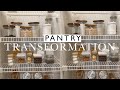 PINTEREST INSPIRED PANTRY TRANSFORMATION I ORGANIZE WITH ME