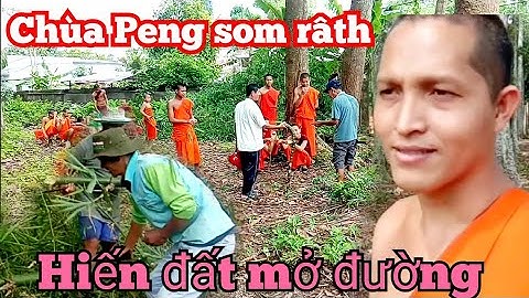 Chùa Peng Som Rath Chùa Lu Đồng Châu Thành Sóc Trăng hiến đất mở đường | Kim Bi TV