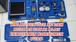 The tools I use to service ACs and refrigerators automatically satisfy consumers.