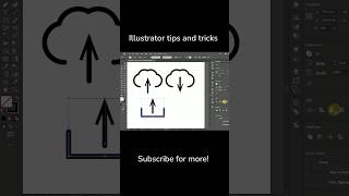 cloud download icon #tutorial #adobeillustrator #illustrator