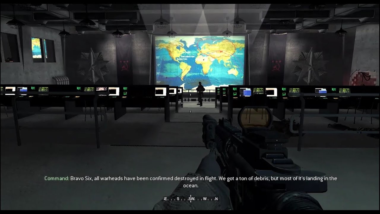 Call of Duty 4 Modern Warfare Remastered Walkthrough 'No Fighting in The War Room' Mission YouTube