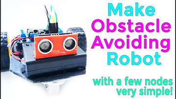07# Arduino Visual Programming | Make Obstacle Avoiding Robot with a few nodes