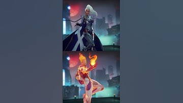 Thumbnail of Human Torch and Storm interaction - Marvel Rivals