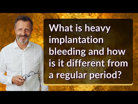 Video: Heeft iemand een zwaardere innestelingsbloeding gehad?