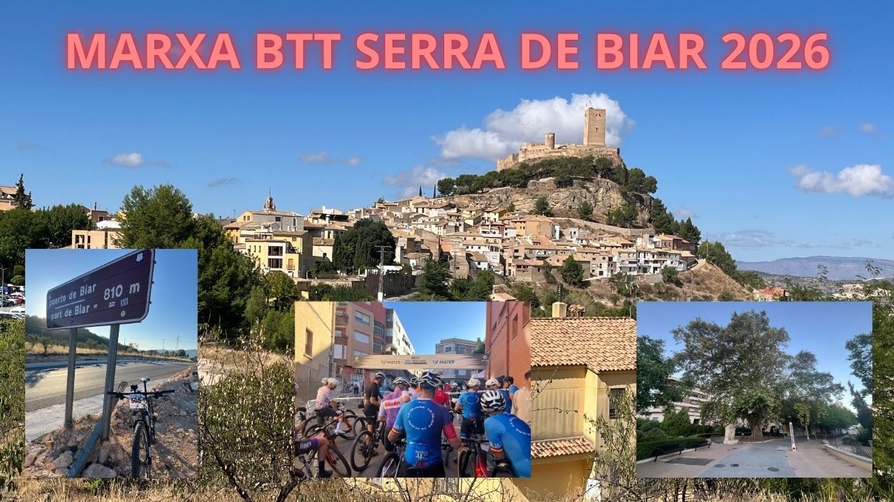 Marxa BTT Serra de Biar 2026.