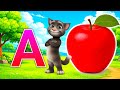 A For Apple 🍏|Learn ABCD Alphabet | Kids Video |phonics abc | Episode =46