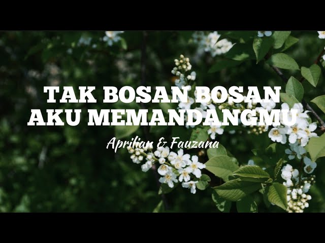 Aprilian & Fauzana - Tak Bosan Bosan Aku Memandangmu Lirik