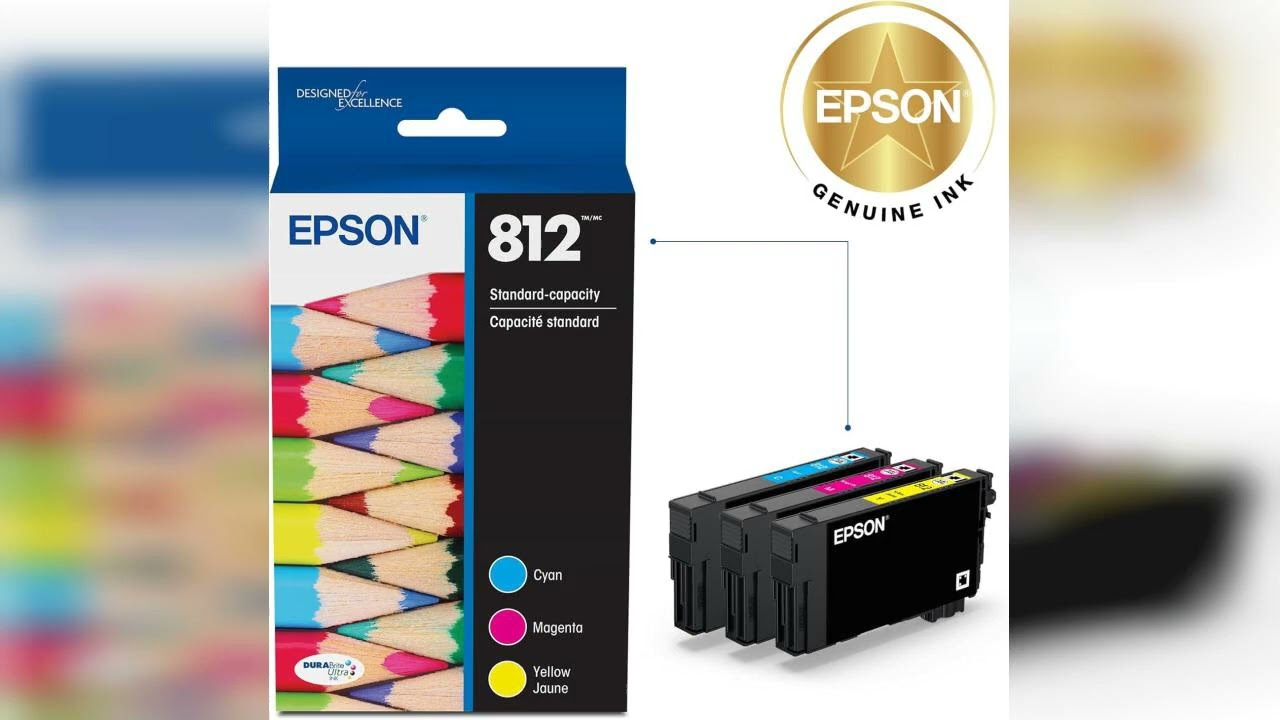 Review: EPSON 812 DURABrite Ultra Ink Standard Capacity Color Combo Pack (T812520-S) Works wit...