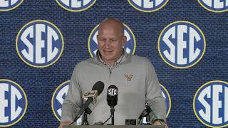 Vanderbilt Head Coach Clark Lee 2024 SEC Spring Meetings