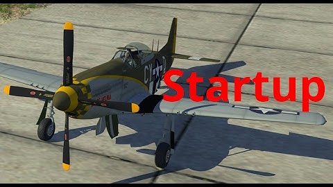 DCS World - P-51 Mustang startup turtorial