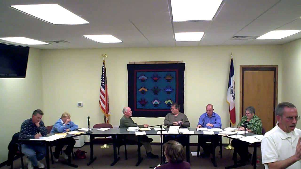 Out of Control! Kalona Iowa City Council (November 1, 2010) YouTube