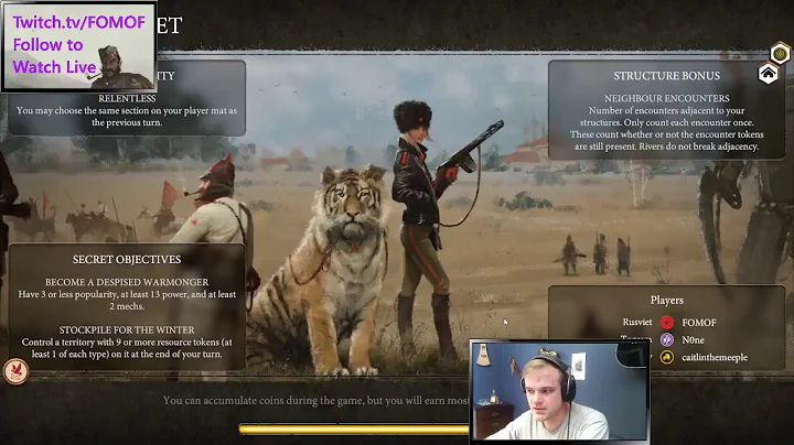 Rusviet Patriotic 17 Turns - Ranked - LIVE Stream - Scythe Board Game