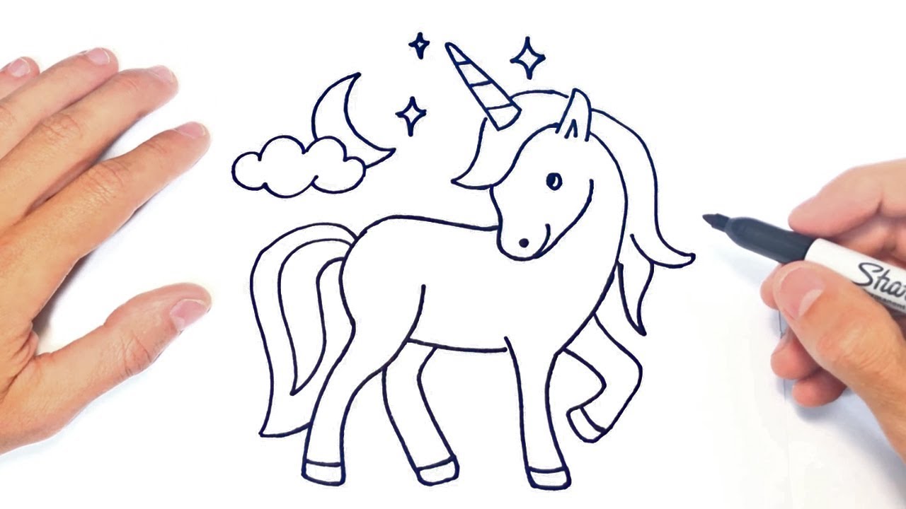 Featured image of post Como Dibujar Un Unicornio Paso A Paso Kawaii A trav s de figuras geom tricas y trazos simples