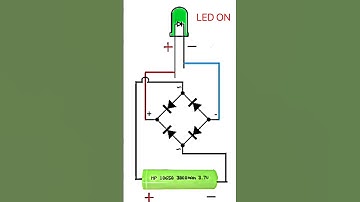 Polarity protection circuit for an LED using a diode bridge rectifier | Part- PPCLD01 | #electronics