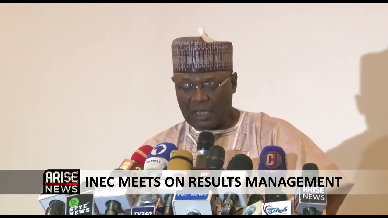 INEC MEETS COLLATION & RETURNING OFFICERS