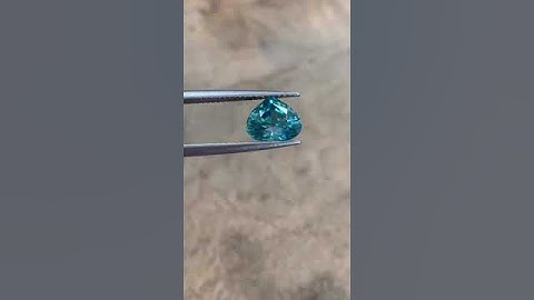 Zicon xanh giác trái tim sáng đẹp #gemstone #ruby #gem #sapphire #daquy