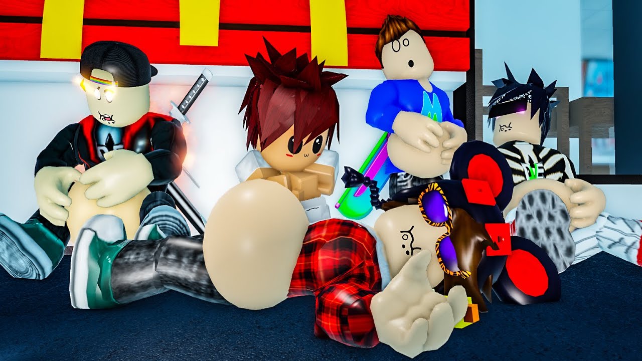 YOUTUBERS GET FAT AT MCDONALDS...- ROBLOX ANIMATION