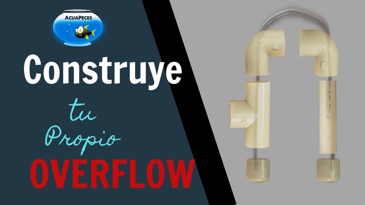 Diseña y construye un Overflow (Rebosadero) para tu pecera  a prueba de fallas!!