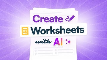 How to create math worksheets with AI