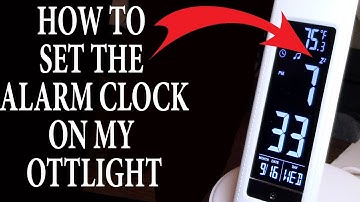 How to set the Alarm Clock on my OttLite Quick and Easy 2023