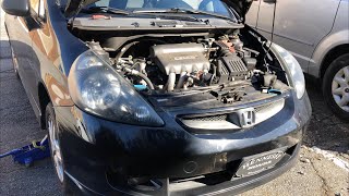 2007 2008 Honda Fit Alternator Removal (walkthrough)