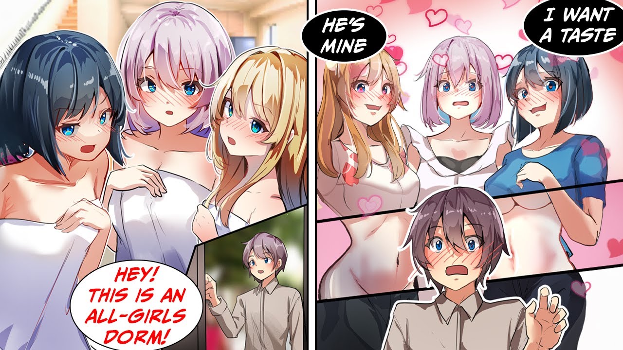 [Manga Dub] I was accidentally admitted to an all-girls dorm, and the girls are all predators!?