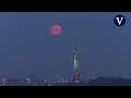 Así se ha visto el eclipse lunar desde Nueva York