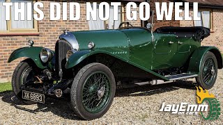 Как водить 99-летний Bentley с объемом двигателя 3 литра… Очень плохо.