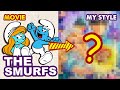 How to Draw a Couple of The Smurfs into Human | Huta Chan
