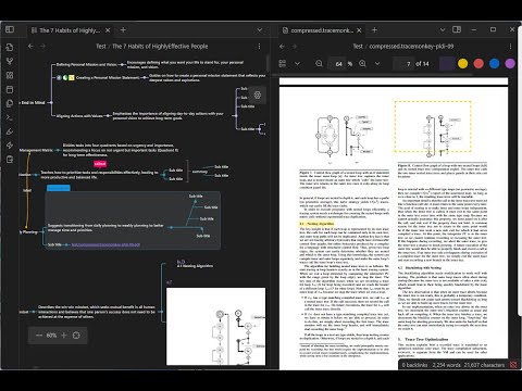 Obsidian markmind with pdf++ plugin to make annotation of pdf