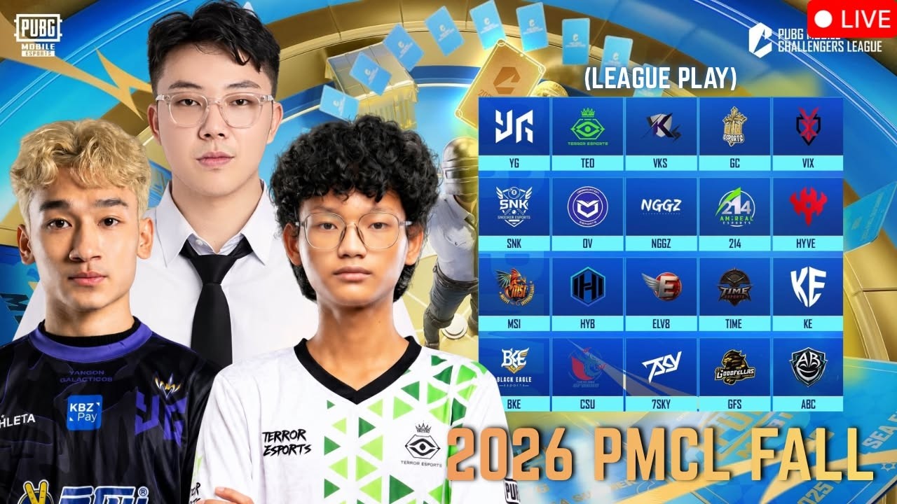 🔴မျှော်နေကြတဲ့ PMCL Fall ပထမအပတ် League play တွေပြန်စပါပြီ။