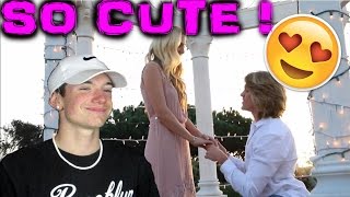 CUTEST SURPRISE PROPOSAL EVER WITH 4 YEAR OLD (WILL MAKE YOU CRY!) * REACTION *