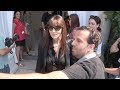 Monica Bellucci and Vincent Cassel pose with fans in Venice