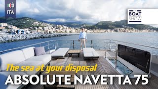 [ITA] NEW ABSOLUTE NAVETTA 75  Prova Yacht a Motore  The Boat Show