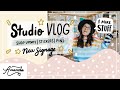 Studio Vlog | Shop Update | How I Make My Stickers | How I Design Enamel Pins | New Signage